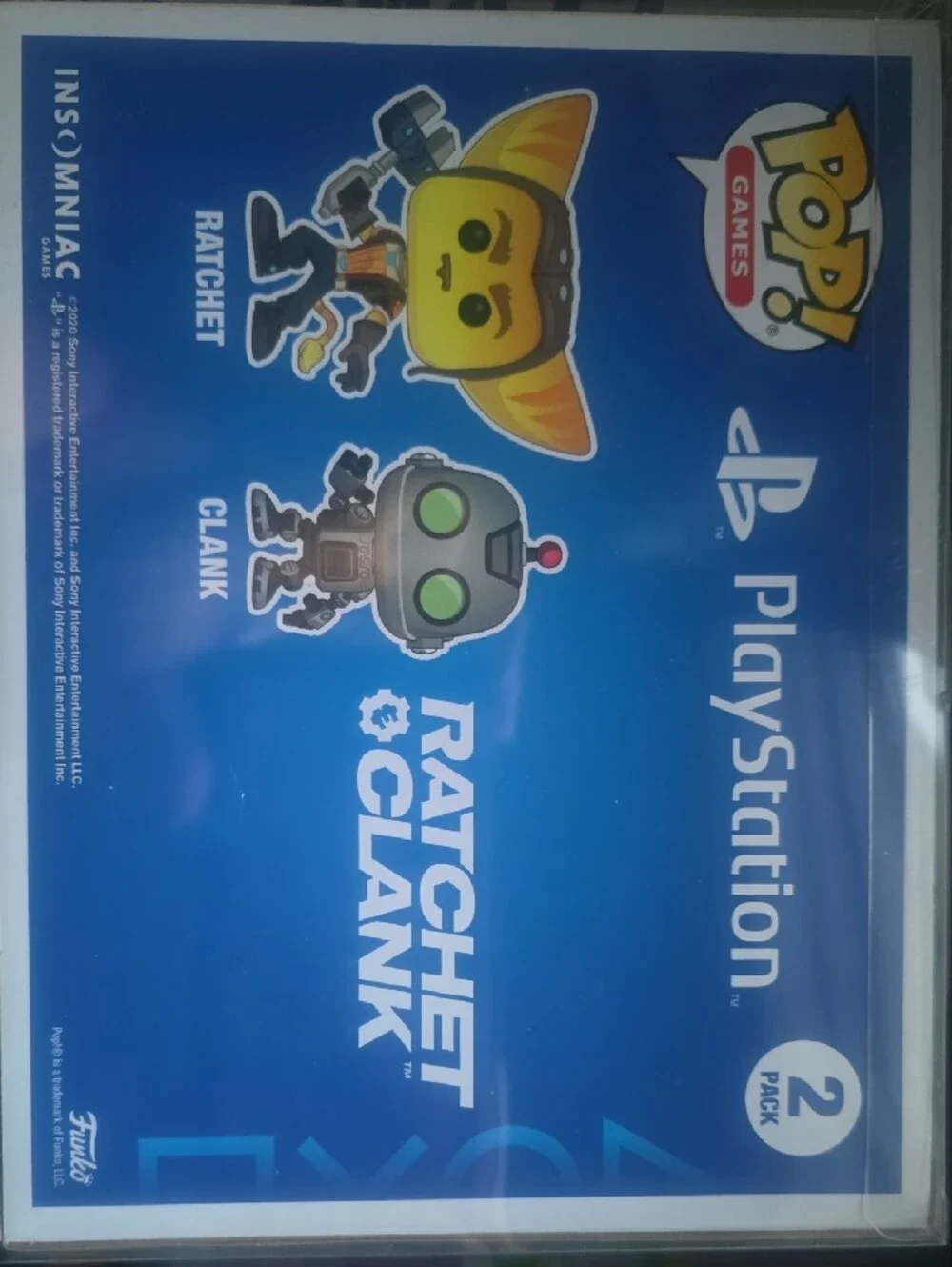 Funko Games Ratchet & Clank 2-Pack Vinyl Figures – Yellow & Silver